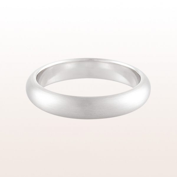 Wedding ring 18kt white gold, width 2,5mm to 7mm  Price starting at €500.-