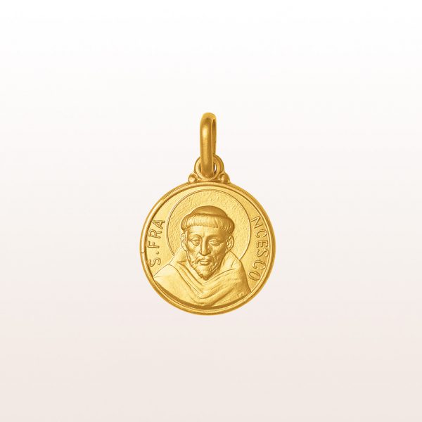Pendant "Heiliger Franz" (engl. Saint Franz) in 18kt yellow gold